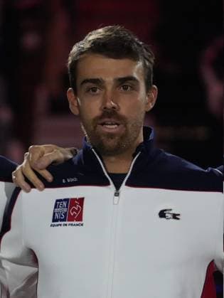 TENNIS - DAVIS CUP 2026 - FRANCE v SLOVAKIA Laurent Lairys MAXPPP - Benjamin Bonzi of French during the Davis Cup 2026, Qualifiers tennis event on 7 February 2026 at Le Chaudron in Le Portel, France - Photo Laurent Lairys Le Portel France  Copyright: xMAXPPPxLaurentxLairysx LLR202602075075 LLR202602075075