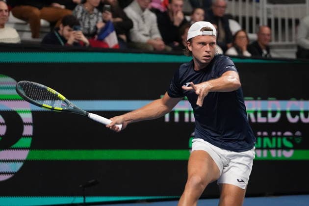 February 7, 2026, Le Portel, Bretagne, France: Alexandre Muller of French during the Davis Cup 2026, Qualifiers tennis event on 7 February 2026 at Le Chaudron in Le Portel, France - Photo Le Portel France - ZUMAl193 20260207_zsp_l193_127 Copyright: xLaurentxLairysx