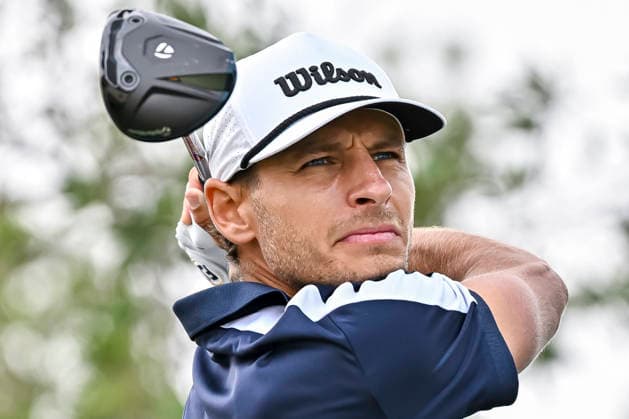 QATAR MASTERS 2026- THIRD ROUND Daniel Hillier of New Zealand tees off on the 6th hole during the third round of the Qatar Masters 2026 golf tournament at the Doha Golf Club in Doha, Qatar, on February 7, 2026 DOHA Qatar Copyright: xNOUSHADx