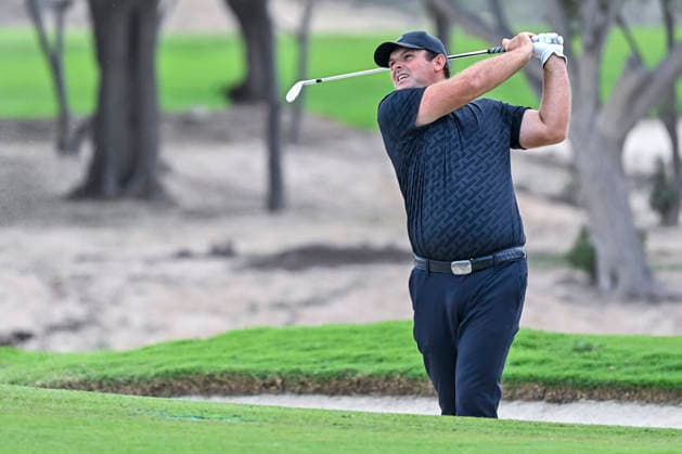 QATAR MASTERS 2026- THIRD ROUND Patrick Reed of the United States plays his approach shot on the 7th hole during the third round of the Qatar Masters 2026 golf tournament at the Doha Golf Club in Doha, Qatar, on February 7, 2026 DOHA Qatar Copyright: xNOUSHADx