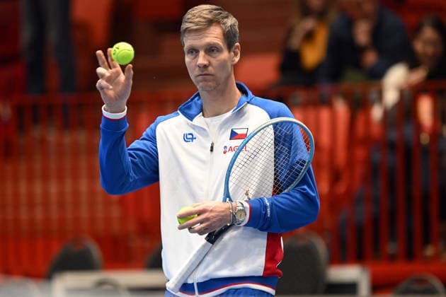 February 7, 2026, Jihlava, Czech Republic: TOMAS BERDYCH captain of Czech Davis Cup team during the 2026 Davis Cup Qualifiers between the Czech Republic and Sweden in Jihlava, Czech Republic. Jihlava Czech Republic - ZUMAr156 20260207_aap_r156_042 Copyright: xSlavekxRutax