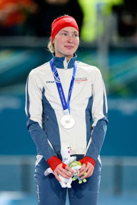 260207 Ragne Wiklund of Norway celebrates with her silver medal on the podium after women s 3000m Speed skating, Eisschnelllauf during day 1 of the 2026 Winter Olympics on February 7, 2026 in Milan. Photo: Carl Sandin BILDBYRAN kod CS CS0856 skridskor speed skating Olympic Games, Olympische Spiele, Olympia, OS olympics winter olympics os ol olympiska spel vinter-os olympiske leker milano cortina 2026 milan cortina 2026 milano cortina 2026 olympic games milano cortina 2026 winter olympic games milano cortina-os milano cortina-ol vinter-ol 1 bbeng jubel norge *** 260207 Ragne Wiklund of Norway celebrates with her silver medal on the podium after women s 3000m speed skating during day 1 of the 2026 Winter Olympics on February 7, 2026 in Milan Photo Carl Sandin BILDBYRAN code CS CS0856 skates speed skating olympic games olympics winter olympics os ol olympic games winter os olympic games milano cortina 2026 milan cortina 2026 milano cortina 2026 olympic games milano cortina 2026 winter olympic games milano cortina os milano cortina ol winter ol 1 bbeng jubel norge  Copyright: CARLxSANDIN BB260207CS092