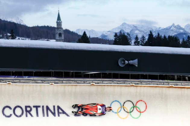 OLYMPICS - Winter Olympic Games, Olympische Spiele, Olympia, OS Milano Cortina 2026 CORTINA D AMPEZZO,ITALY,07.FEB.26 - OLYMPICS, LUGE - Winter Olympic Games Milano Cortina 2026, men, singles, run 1 and 2. Image shows Wolfgang Kindl (AUT).  GEPAxpictures xMaticxKlansek
