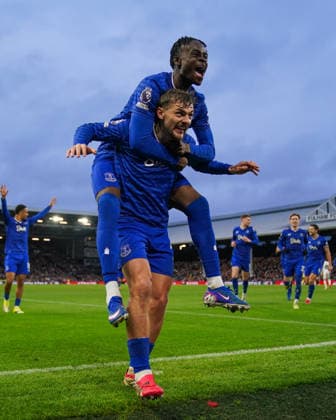 Fulham v Everton, Premier League Tyrique George of Everton celebrating his goal to make it 1-2 during the Fulham v Everton Premier League match at Craven Cottage, London, England on 7 February 2026 Credit: Dylan Hepworth Every Second Media Editorial use only. All images are copyright Every Second Media Limited. No images may be reproduced without prior permission. All rights reserved. Premier League and Football League images are subject to licensing agreements with Football DataCo Limited. see https: www.football-dataco.com Copyright: xIMAGO EveryxSecondxMediax ESM-1789-0066 DylanxHepworthx xEveryxSecondxMediax