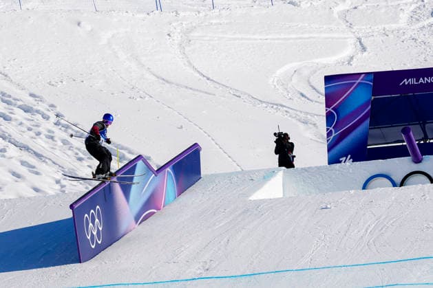 07 02 2026, Livigno, Snow Park, Slopestyle Qualifying Man, Matej Svancer of Austria Livigno Snow Park Lombardy Italy *** 07 02 2026, Livigno, Snow Park, Slopestyle Qualifying Man, Matej Svancer of Austria Livigno Snow Park Lombardy Italy Copyright: xJustPictures.ch JarixPestelaccix jp-en-JaPe-JP4_JAR_Livigno_SS_QualiMan_07Feb2026_00004
