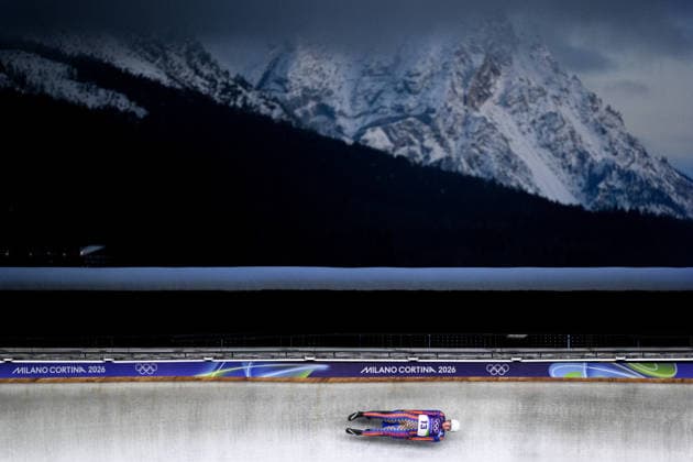 260207 Eduard-Mihai Craciun of Romania competes in men s luge singles during day 1 of the 2026 Winter Olympics on February 7, 2026 in Cortina. Photo: Jon Olav Nesvold BILDBYRAN COP 217 JM0783 bbeng rodel luge Olympic Games, Olympische Spiele, Olympia, OS olympics winter olympics os ol olympiska spel vinter-os olympiske leker milano cortina 2026 milan cortina 2026 milano cortina 2026 olympic games milano cortina 2026 winter olympic games milano cortina-os milano cortina-ol vinter-ol *** 260207 Eduard Mihai Craciun of Romania competes in men s luge singles during day 1 of the 2026 Winter Olympics on February 7, 2026 in Cortina Photo Jon Olav Nesvold BILDBYRAN COP 217 JM0783 bbeng rodel luge olympic games olympics winter olympics os ol olympiska spel vinter os olympiske leker milano cortina 2026 milan cortina 2026 milano cortina 2026 olympic games milano cortina 2026 winter olympic games milano cortina os milano cortina ol vinter ol  Copyright: JONxOLAVxNESVOLD BB260207JE091