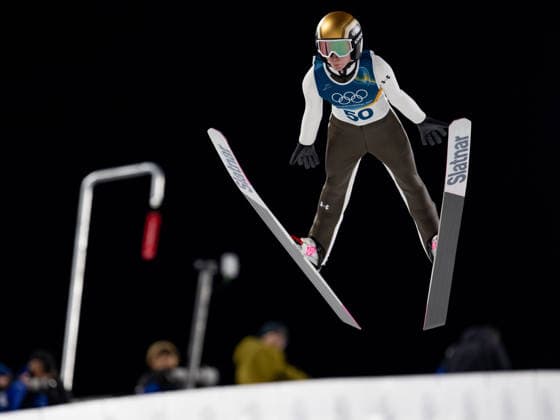 OLYMPICS - Winter Olympic Games, Olympische Spiele, Olympia, OS Milano Cortina 2026 VAL DI FIEMME,ITALY,07.FEB.26 - OLYMPICS, Ski jumping, Skispringen, Ski, nordisch - Winter Olympic Games Milano Cortina 2026, individual, normal hill, women. Image shows Nika Prevc (SLO).  GEPAxpictures xOliverxLerch