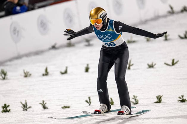 OLYMPICS - Winter Olympic Games, Olympische Spiele, Olympia, OS Milano Cortina 2026 VAL DI FIEMME,ITALY,07.FEB.26 - OLYMPICS, Ski jumping, Skispringen, Ski, nordisch - Winter Olympic Games Milano Cortina 2026, individual, normal hill, women. Image shows Selina Freitag (GER).  GEPAxpictures xOliverxLerch