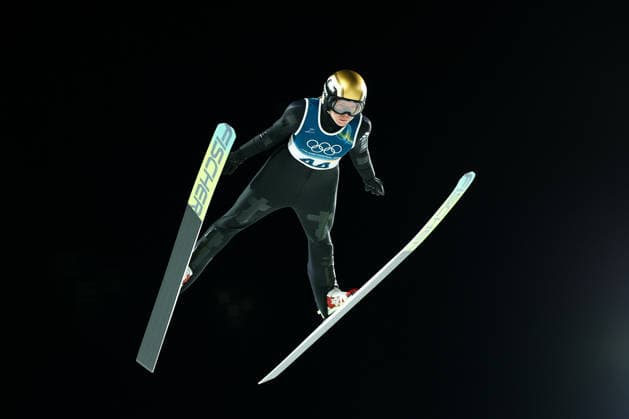 Olympische Winterspiele Milano Cortina 2026 Skispringen Normalschanze Einzel Frauen am 07.02.2026 an der Predazzo Ski jumping, Skispringen, Ski, nordisch Stadium in Predazzo Agnes Reisch ( Deutschland ) *** Olympic Winter Games Milano Cortina 2026 Ski Jumping Normal Hill Individual Women on 07 02 2026 at the Predazzo Ski Jumping Stadium in Predazzo Agnes Reisch Germany xMSx