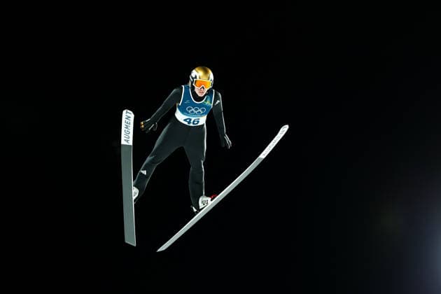 Olympische Winterspiele Milano Cortina 2026 Skispringen Normalschanze Einzel Frauen am 07.02.2026 an der Predazzo Ski jumping, Skispringen, Ski, nordisch Stadium in Predazzo Selina Freitag ( Deutschland ) *** Olympic Winter Games Milano Cortina 2026 Ski Jumping Normal Hill Individual Women on 07 02 2026 at the Predazzo Ski Jumping Stadium in Predazzo Selina Freitag Germany xMSx