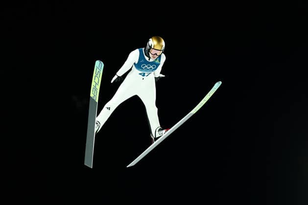Olympische Winterspiele Milano Cortina 2026 Skispringen Normalschanze Einzel Frauen am 07.02.2026 an der Predazzo Ski jumping, Skispringen, Ski, nordisch Stadium in Predazzo Anna Odine Stroem ( Norwegen ) *** Olympic Winter Games Milano Cortina 2026 Ski Jumping Normal Hill Individual Women on 07 02 2026 at the Predazzo Ski Jumping Stadium in Predazzo Anna Odine Stroem Norway xMSx