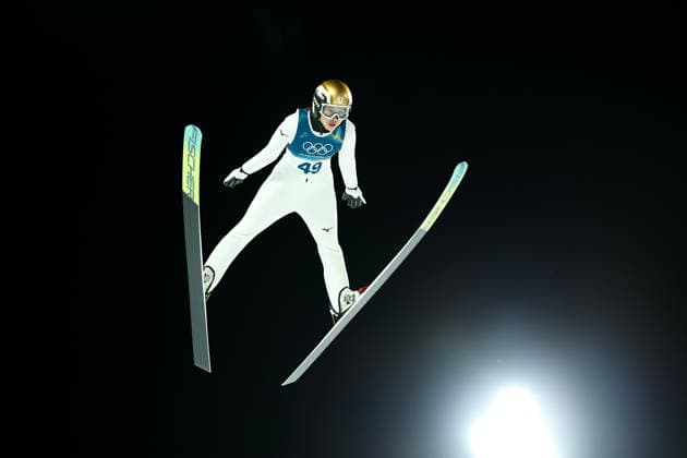 Olympische Winterspiele Milano Cortina 2026 Skispringen Normalschanze Einzel Frauen am 07.02.2026 an der Predazzo Ski jumping, Skispringen, Ski, nordisch Stadium in Predazzo Nozomi Maruyama ( Japan ) *** Olympic Winter Games Milano Cortina 2026 Ski Jumping Normal Hill Individual Women on 07 02 2026 at the Predazzo Ski Jumping Stadium in Predazzo Nozomi Maruyama Japan xMSx