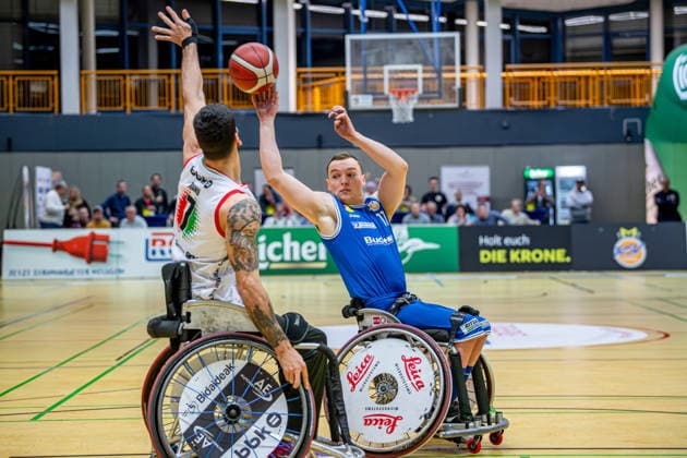 IWBF ChampionsCup RSV Lahn Dill BBK Bidaideak Bilbao, 07 02 26 Quinten Zantinge RSV Lahn Dill, 11 , Maunuel Lorenzo BKK Bidaideak Bilbao, 7 IWBF ChampionsCup RSV Lahn Dill BBK Bidaideak Bilbao Wetzlar, 07 02 26 Copyright: xBEAUTIFULxSPORTS Roeczeyx