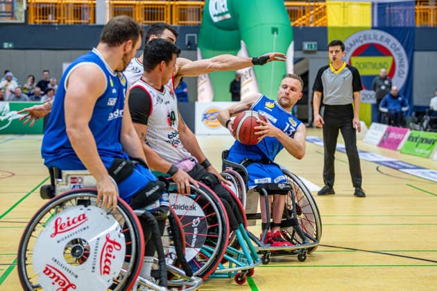 IWBF ChampionsCup RSV Lahn Dill BBK Bidaideak Bilbao, 07 02 26 Thomas Böhme RSV Lahn Dill, 13 , Maunuel Lorenzo BKK Bidaideak Bilbao, 7 , Jhon Hernandez BKK Bidaideak Bilbao, 19 , Matthias Güntner RSV Lahn Dill, 9 IWBF ChampionsCup Fenerbahce Istanbul RBC Köln 99ers Wetzlar, 07 02 26 Copyright: xBEAUTIFULxSPORTS Roeczeyx