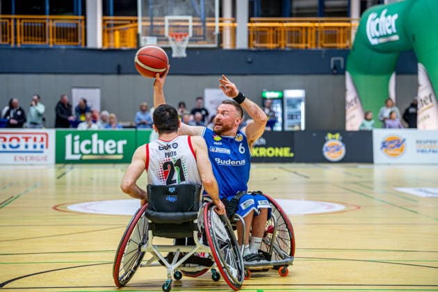 IWBF ChampionsCup RSV Lahn Dill BBK Bidaideak Bilbao, 07 02 26 Jannik Blair RSV Lahn Dill, 6 , Pablo Lavandeira BKK Bidaideak Bilbao, 21 IWBF ChampionsCup RSV Lahn Dill BBK Bidaideak Bilbao Wetzlar, 07 02 26 Copyright: xBEAUTIFULxSPORTS Roeczeyx