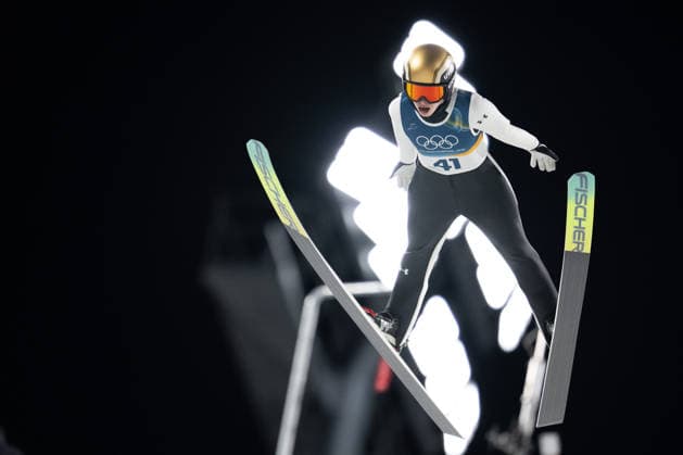 OLYMPICS - Winter Olympic Games, Olympische Spiele, Olympia, OS Milano Cortina 2026 VAL DI FIEMME,ITALY,07.FEB.26 - OLYMPICS, Ski jumping, Skispringen, Ski, nordisch - Winter Olympic Games Milano Cortina 2026, individual, normal hill, women. Image shows Nika Vodan (SLO).  GEPAxpictures xOliverxLerch