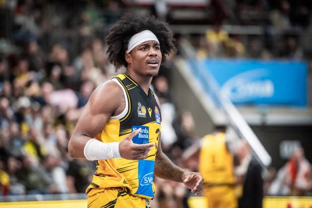 Stefan Smith MHP RIESEN Ludwigsburg, 03 critical look, visibly disappointed GER, MHP Riesen vs BMA365 Bamberg Baskets, Basketball Bundesliga, easycredit BBL, Matchday 19, Season 2025 2026, 07 02 2026 GER, MHP Riesen vs BMA365 Bamberg Baskets, Basketball Bundesliga, easycredit BBL, Matchday 19, Season 2025 2026, 07 02 2026 Ludwigsburg Copyright: xSandyxDinkelackerx EP_SDR