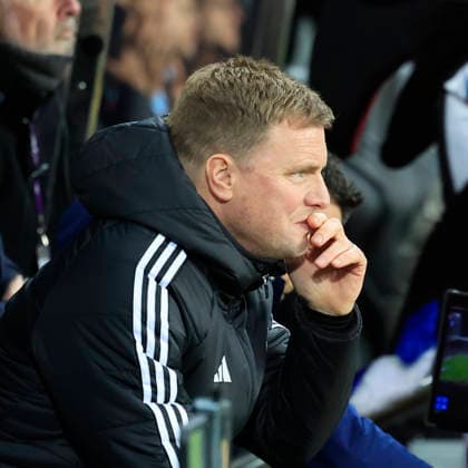 Newcastle United v Brentford Premier League Eddie Howe Newcastle United Manager during the Premier League match at St. James s Park, Newcastle 07 02 2026 UK Newspapers OUT Copyright: xFredxPalmerx FIL-22936-0081
