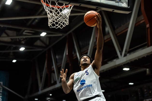 GER, easy Credit Basketball Bundesliga, Niners Chemnitz Syntainics MBC 07 02 2026, Messe, Chemnitz, GER, easy Credit Basketball Bundesliga, Niners Chemnitz Syntainics MBC Marcus Foster Syntainics MBC, 5 Foto Alexander Trienitz Chemnitz Messe Sachsen Germany