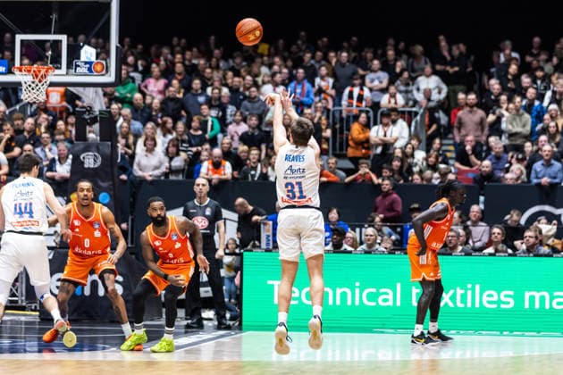 GER, easy Credit Basketball Bundesliga, Niners Chemnitz Syntainics MBC 07 02 2026, Messe, Chemnitz, GER, easy Credit Basketball Bundesliga, Niners Chemnitz Syntainics MBC Spencer Reaves Syntainics MBC, 31 Foto Alexander Trienitz Chemnitz Messe Sachsen Germany
