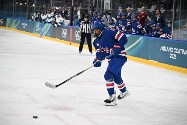 February 7, 2026, Milano, Lombardia, Italy: Edwards Laila (usa) during the Winter Olympic Games, Olympische Spiele, Olympia, OS Milano Cortina 2026, at the Milano Rho Ice hockey, Eishockey Arena, on February 7, 2026 in Milano, Italy Milano Italy - ZUMAm345 20260207_oly_m345_112 Copyright: xFedericoxManonix
