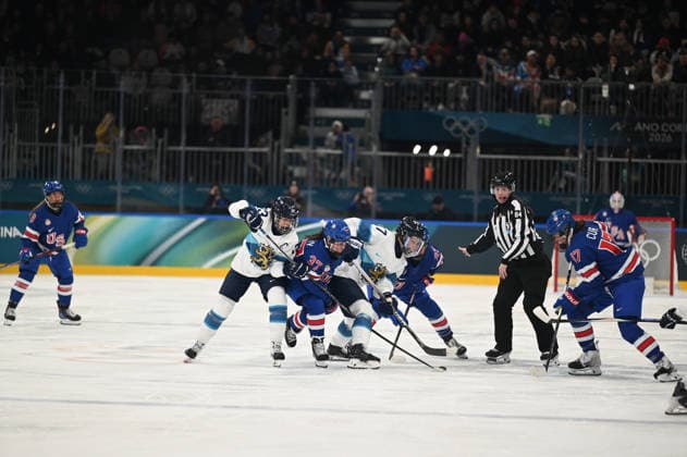 February 7, 2026, Milano, Lombardia, Italy: Murphy Abbey (usa) during the Winter Olympic Games, Olympische Spiele, Olympia, OS Milano Cortina 2026, at the Milano Rho Ice hockey, Eishockey Arena, on February 7, 2026 in Milano, Italy Milano Italy - ZUMAm345 20260207_oly_m345_113 Copyright: xFedericoxManonix