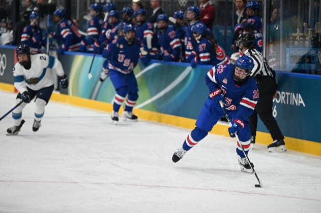 February 7, 2026, Milano, Lombardia, Italy: Janecke Tessa (usa) during the Winter Olympic Games, Olympische Spiele, Olympia, OS Milano Cortina 2026, at the Milano Rho Ice hockey, Eishockey Arena, on February 7, 2026 in Milano, Italy Milano Italy - ZUMAm345 20260207_oly_m345_119 Copyright: xFedericoxManonix
