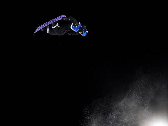 February 7, 2026, Livigno, Italy: China s Su Yiming hits a jump during the men s snowboard big air final during the Milano Cortina 2026 Winter Olympic Games, Olympische Spiele, Olympia, OS in Livigno, Italy, Saturday, Feb. 7, 2026. Canada News - February 7, 2026  - ZUMAc35_ 20260207_zaf_c35_074 Copyright: xSeanxKilpatrickx