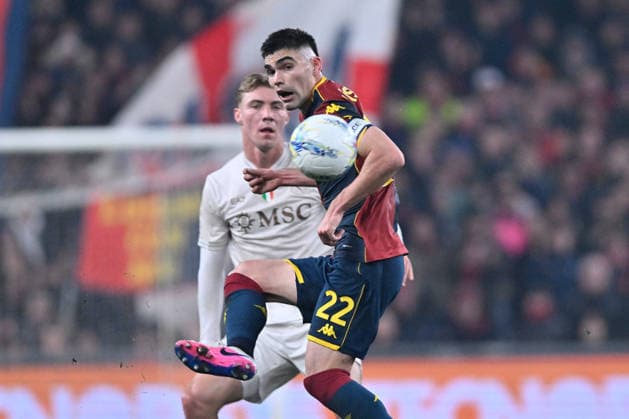 CALCIO - Serie A - Genoa CFC vs SSC Napoli Johan Vasquez (Genoa CFC) during Genoa CFC vs SSC Napoli, Italian soccer Serie A match in Genoa, Italy, February 07 2026 Genoa Italy  Copyright: xIPAxSport ABACAx