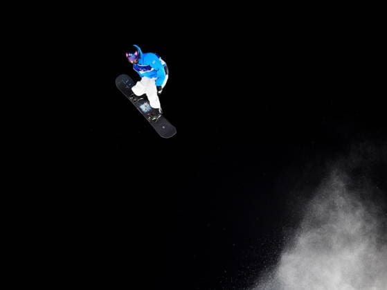 February 7, 2026, Livigno, Italy: Italy s Ian Matteoli hits a jump during the men s snowboard big air final during the Milano Cortina 2026 Winter Olympic Games, Olympische Spiele, Olympia, OS in Livigno, Italy, Saturday, Feb. 7, 2026. Canada News - February 7, 2026  - ZUMAc35_ 20260207_zaf_c35_078 Copyright: xSeanxKilpatrickx
