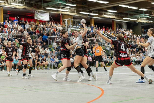 TG Nuertingen vs HSG Freiburg, Handball,2 Alsco Handball Bundesliga Women, Matchday 17, Season 2025 2026, 07 02 2026 Lisa Wieder TG Nuertingen, 07TGN has everything under control TG Nuertingen vs HSG Freiburg, Handball,2 Alsco Handball Bundesliga Women, Matchday 17, Season 2025 2026, 07 02 2026 Copyright: xEibner-Pressefoto DavidexDixGiovx EP_DGI