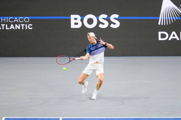 February 7, 2026, Frisco, Texas, USA: GEORGI GEORGIEV during his match against Zachary Svadja during the Dallas Open qualifying session. Zachary Svadja defeated Georgi Georgiev 6:3, and 6:2. Frisco USA - ZUMAm348 20260207_znp_m348_025 Copyright: xLuisxRevillaxMatax