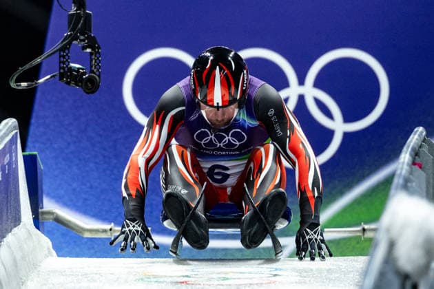 OLYMPICS - Winter Olympic Games, Olympische Spiele, Olympia, OS Milano Cortina 2026 CORTINA D AMPEZZO,ITALY,07.FEB.26 - OLYMPICS, LUGE - Winter Olympic Games Milano Cortina 2026, men, singles, run 1 and 2. Image shows Nico Gleirscher (AUT).  GEPAxpictures xMaticxKlansek