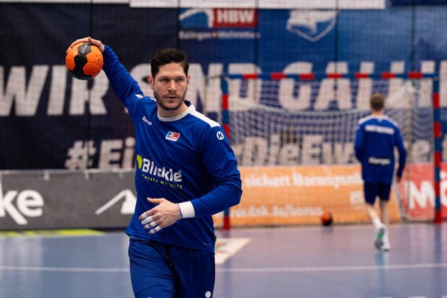 Csaba Leimeter HBW Balingen Weilstetten, 55 , warming up, HBW Balingen Weilstetten vs 1 VFL Potsdam, Handball, 2 Bundesliga, Matchday 18, Season 2025 2026, 07 02 2026 Eibner Pressefoto Andreas Ulmer HBW Balingen Weilstetten vs 1 VFL Potsdam, Handball, 2 Bundesliga, Matchday 18, Season 2025 2026, 07 02 2026 Balingen Copyright: xEibner-Pressefoto AndreasxUlmerx EP_AUR