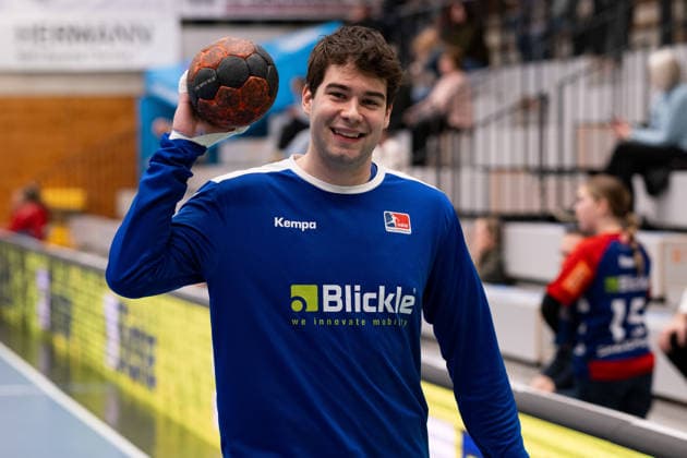 Benedek Nagy HBW Balingen Weilstetten, 32 , Cheerful nature, HBW Balingen Weilstetten vs 1 VFL Potsdam, Handball, 2 Bundesliga, Matchday 18, Season 2025 2026, 07 02 2026 Eibner Pressefoto Andreas Ulmer HBW Balingen Weilstetten vs 1 VFL Potsdam, Handball, 2 Bundesliga, Matchday 18, Season 2025 2026, 07 02 2026 Balingen Copyright: xEibner-Pressefoto AndreasxUlmerx EP_AUR