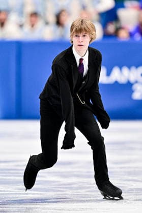 Stephen GOGOLEV (CAN), during Team Event - Men Single Skating Short Program, at the Olympic Winter games, Winterspiele,Spiele, Summer games Milano Cortina 2026, at Milano Ice Skating Arena, on February 7, 2026 in Milan, Italy. Noxthirdxpartyxsales  aflo_318841074