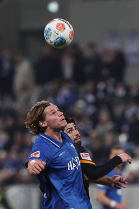 FBL Germany 2 Bundesliga SV Darmstadt 98 1 FC Kaiserslautern Fynn Luca Lakenmacher SV Darmstadt 98 , Semih Sahin 1 FC Kaiserslautern during the 2 Bundesliga 2025 26 match between SV Darmstadt 98 and 1 FC Kaiserslautern at Merckstadion am Böllenfalltor on 7 February 2026 in Darmstadt, Germany DFL DFB REGULATIONS PROHIBIT ANY USE OF PHOTOGRAPHS as IMAGE SEQUENCES and or QUASI VIDEO Copyright: JoaquimxFerreira