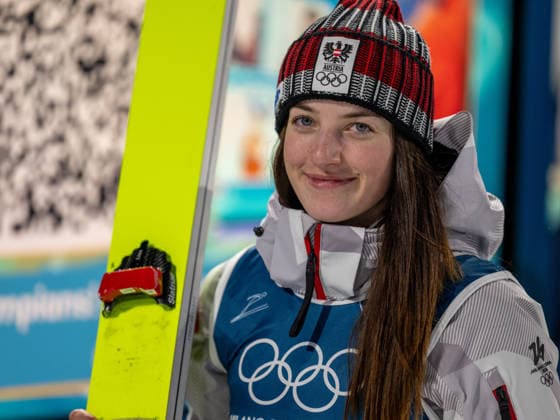 OLYMPICS - Winter Olympic Games, Olympische Spiele, Olympia, OS Milano Cortina 2026 VAL DI FIEMME,ITALY,07.FEB.26 - OLYMPICS, Ski jumping, Skispringen, Ski, nordisch - Winter Olympic Games Milano Cortina 2026, individual, normal hill, women. Image shows Lisa Hirner (AUT).  GEPAxpictures xOliverxLerch