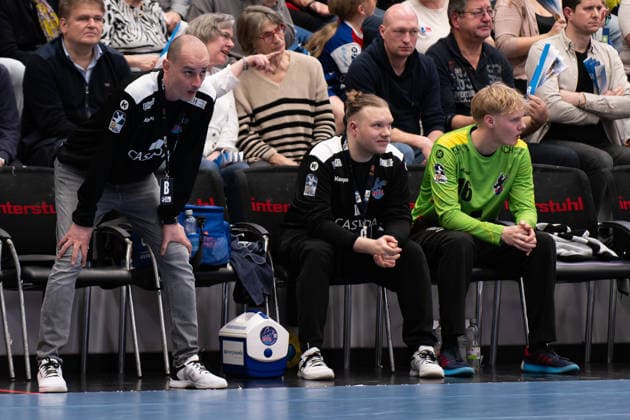 Emir Kurtagic, 1 VFL Potsdam, Trainer, Coach , HBW Balingen Weilstetten vs 1 VFL Potsdam, Handball, 2 Bundesliga, Matchday 18, Season 2025 2026, 07 02 2026 Eibner Pressefoto Andreas Ulmer HBW Balingen Weilstetten vs 1 VFL Potsdam, Handball, 2 Bundesliga, Matchday 18, Season 2025 2026, 07 02 2026 Balingen Copyright: xEibner-Pressefoto AndreasxUlmerx EP_AUR