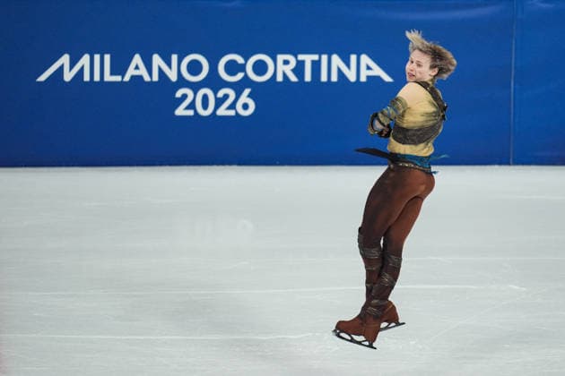 Milano Cortina 2026 Winter Olympics: Day 1 MILAN, ITALY - FEBRUARY 7: US figure skater Ilia Malinin performs during the men s artistic Figure skating, Eiskunstlauf event at the Milano-Cortina 2026 Winter Olympic Games, Olympische Spiele, Olympia, OS in Milan, Italy, on February 7, 2026. Cemal Yurttas Anadolu Milan Italy. Editorial use only. Please get in touch for any other usage.  Copyright: x2026xAnadoluxCemalxYurttaÅüx