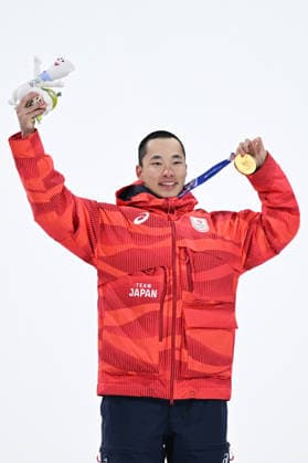 Kira Kimura (JPN), FEBRUARY 7, 2026 - Snowboarding : Men s Big Air Medal ceremony during the Milano Cortina 2026 Olympic Winter games, Winterspiele,Spiele, Summer games at Livigno Snow Park in Livigno, Italy.  aflo_318849108