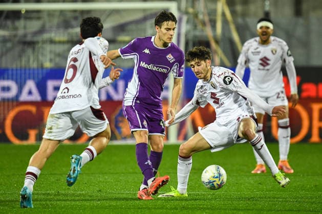 Nicolo Fagioli (Fiorentina) during ACF Fiorentina vs Torino FC, Italian soccer Serie A match in Florence, Italy, February 07 2026  Copyright: xFabioxFagiolini IPAxSportx xipa-agency.netx xx IPA_71094010 IPA_Agency_IPA71094010
