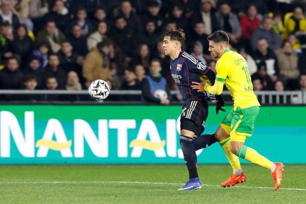 FC Nantes v Olympique Lyonnais - Ligue 1 McDonald s 2025 2026 17 Afonso MOREIRA (ol) during the Ligue 1 McDonald s match between Nantes and Lyon at Stade de la Beaujoire on February 7, 2026 in Nantes, France. Nantes France  Copyright: xFEPx 776348277