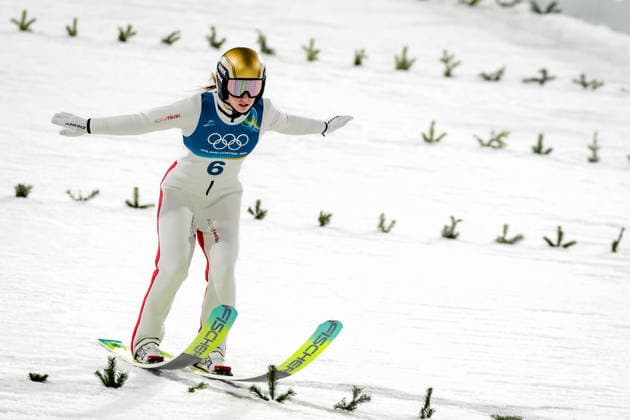 OLYMPICS - Winter Olympic Games, Olympische Spiele, Olympia, OS Milano Cortina 2026 VAL DI FIEMME,ITALY,07.FEB.26 - OLYMPICS, Ski jumping, Skispringen, Ski, nordisch - Winter Olympic Games Milano Cortina 2026, individual, normal hill, women. Image shows Lisa Hirner (AUT).  GEPAxpictures xMatthiasxTrinkl
