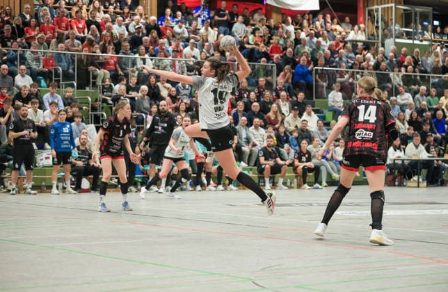 TG Nuertingen vs HSG Freiburg, Handball,2 Alsco Handball Bundesliga Women, Matchday 17, Season 2025 2026, 07 02 2026 Marit Walz HSG Freiburg, 19HSG on a jump shot TG Nuertingen vs HSG Freiburg, Handball,2 Alsco Handball Bundesliga Women, Matchday 17, Season 2025 2026, 07 02 2026 Copyright: xEibner-Pressefoto DavidexDixGiovx EP_DGI