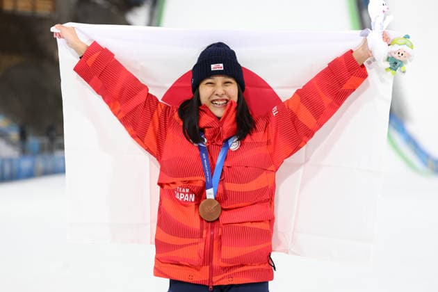 Nozomi Maruyama (JPN), FEBRUARY 7, 2026 - Ski jumping, Skispringen, Ski, nordisch : Women s Individual Normal Hill Medal ceremony during the Milano Cortina 2026 Olympic Winter games, Winterspiele,Spiele, Summer games at Predazzo Ski Jumping Stadium in Predazzo, Italy. Noxthirdxpartyxsales  aflo_318854859