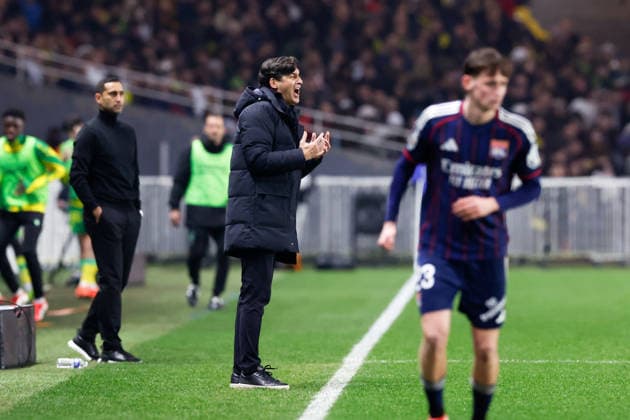 FC Nantes v Olympique Lyonnais - Ligue 1 McDonald s 2025 2026 Paulo FONSECA (Entraineur Lyon OL) during the Ligue 1 McDonald s match between Nantes and Lyon at Stade de la Beaujoire on February 7, 2026 in Nantes, France. Nantes France  Copyright: xFEPx 776348277