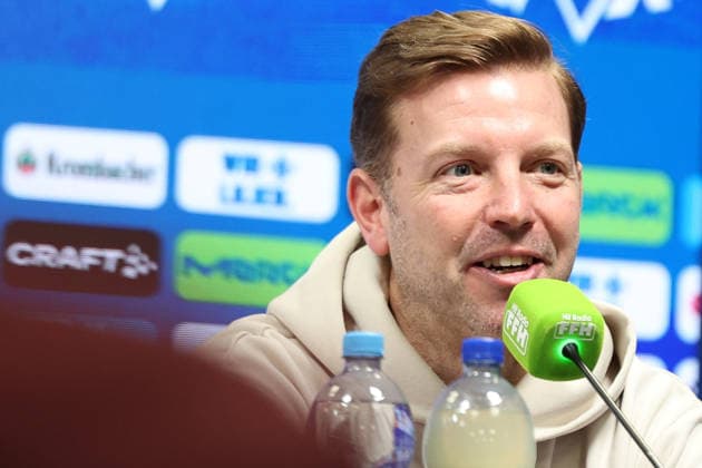 07 02 2026, xrekx, Fußball 2 Bundesliga, SV Darmstadt 98 1 FC Kaiserslautern v l Pressekonferenz Florian Kohfeldt Trainer SV Darmstadt 98 DFL DFB REGULATIONS PROHIBIT ANY USE OF PHOTOGRAPHS as IMAGE SEQUENCES and or QUASI VIDEO Darmstadt