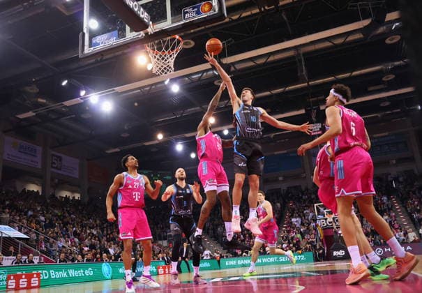 Telekom Baskets Bonn after victory against Science City Jena 19 Speiltag Saison 2025 26