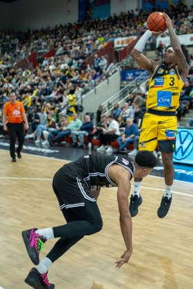 Stefan Smith MHP RIESEN Ludwigsburg, 03 , GER, MHP Riesen vs BMA365 Bamberg Baskets, Basketball Bundesliga, easycredit BBL, Matchday 19, Season 2025 2026, 07 02 2026, GER, MHP Riesen vs BMA365 Bamberg Baskets, Basketball Bundesliga, easycredit BBL, Matchday 19, Season 2025 2026, 07 02 2026 Ludwigsburg Copyright: xEibner-Pressefoto SaschaxWaltherx EP_EER